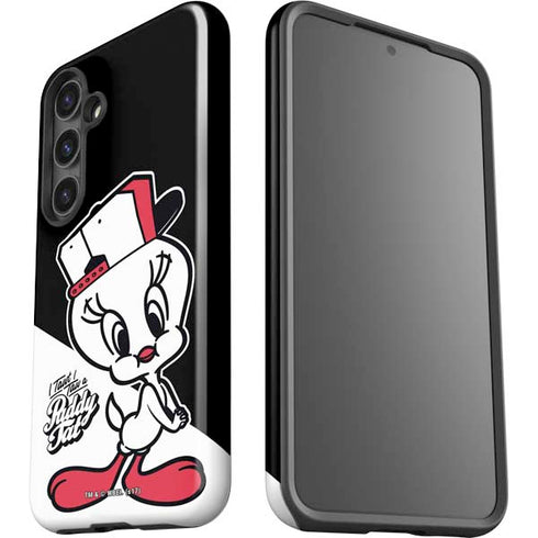 Looney Tunes Retro Tweety Bird Galaxy S25 Plus Impact Case